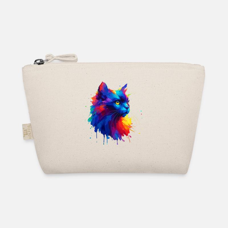 Bunte Splash Art Bombay Katze Bio-Täschchen