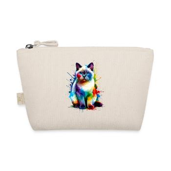 Colorful Splash Art Colorpoint Shorthair - Trousse biologique - nature - Devant