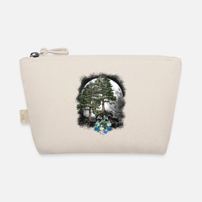Forest Nature Spring Flowers Coniferous Forest Trees Tree Organic Pouch