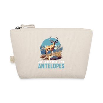 Antelope Antilopen Antilope - Organic Pouch - nature - Front