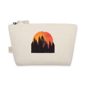 Sunset Forest Silhouette Extérieur Rétro Années 80 Vibe 2 - Trousse biologique - nature - Devant