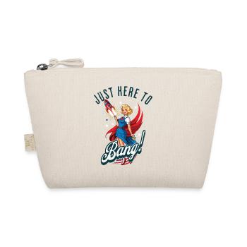 Ici pour frapper un design vintage rétro drôle - Trousse biologique - nature - Devant