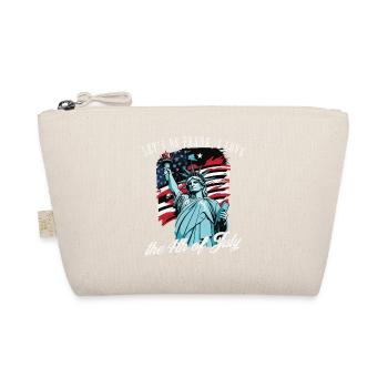 Drapeau américain de la Statue de la Liberté du 4 juillet - Trousse biologique - nature - Devant