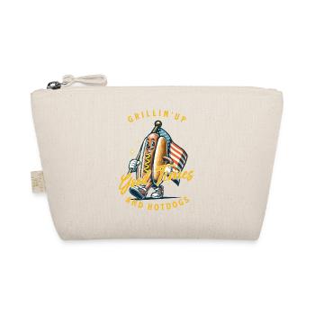 Good Time Hotdogs Funny Bbq Pun Retro - Organic Pouch - nature - Front