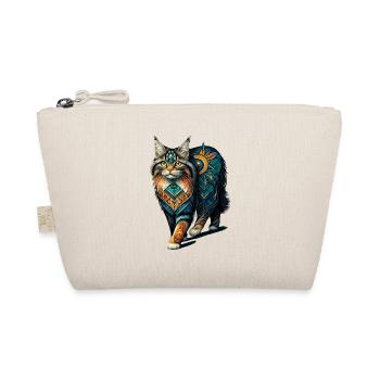 Colorful Splash Art American Bobtail Bobtails - Organic Pouch - nature - Front