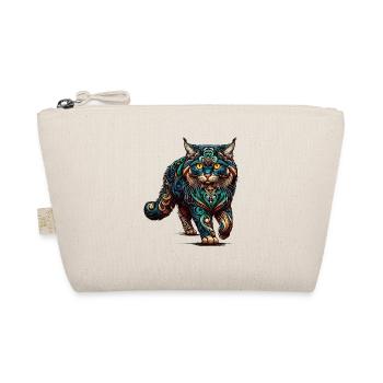 Mandala Art American Curl - Organic Pouch - nature - Front