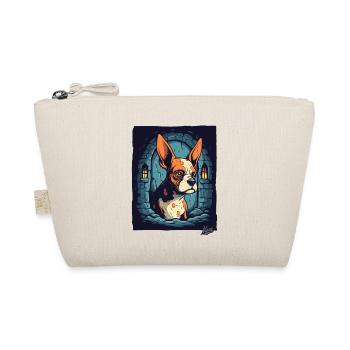 Petit chien mignon cool dans le donjon - Trousse biologique - nature - Devant