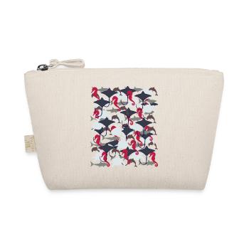 Ray, shark, dolphin, sea turtle, seahorse - Organic Pouch - nature - Front