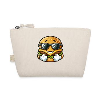 Cheeseburger au fromage cool avec lunettes de soleil - Trousse biologique - nature - Devant