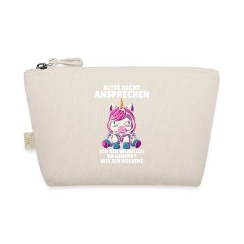 Please don't talk to me, I'm really so annoyed - Organic Pouch - nature - Front