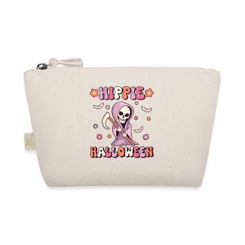 Hippie Halloween Groovy Grim Reaper Vintage - Organic Pouch - nature - Front