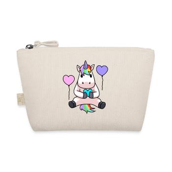 Unicorn Birthday Birthday Gift Kids - Organic Pouch - nature - Front