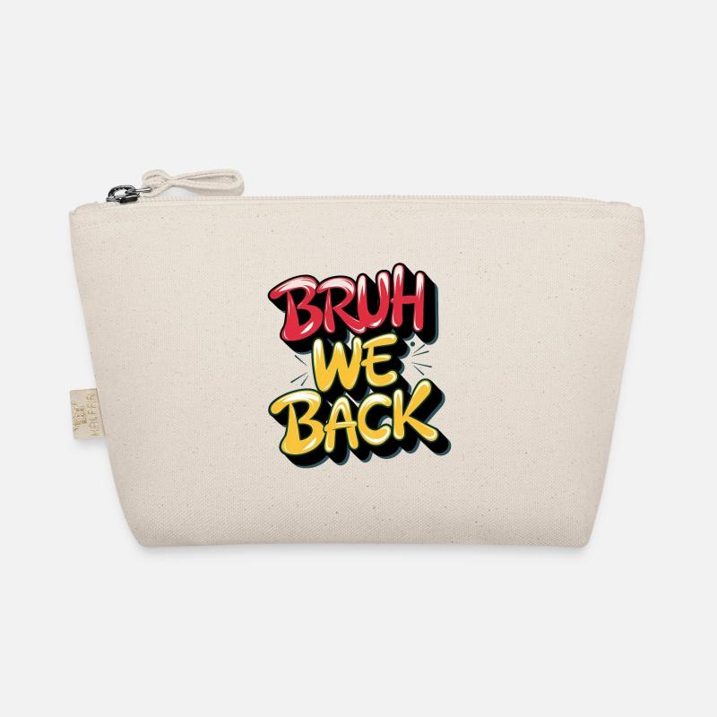 Aussprache und Textdesign im Retro-Stil Bio-Täschchen