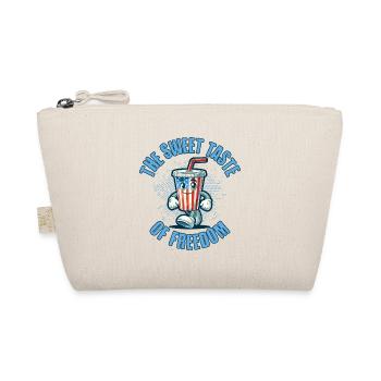 Taste Of Freedom Retro Vintage Design - Organic Pouch - nature - Front