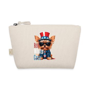 Yorkshire Terrier 4th of July Dog Lover - Organic Pouch - nature - Front