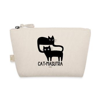 Cat Masutra! - Organic Pouch - nature - Front