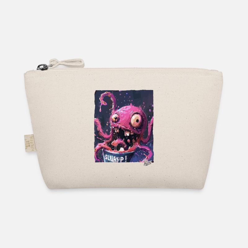 Ein Eimer voller spritziger Farben: Kraken-Schlürf Bio-Täschchen