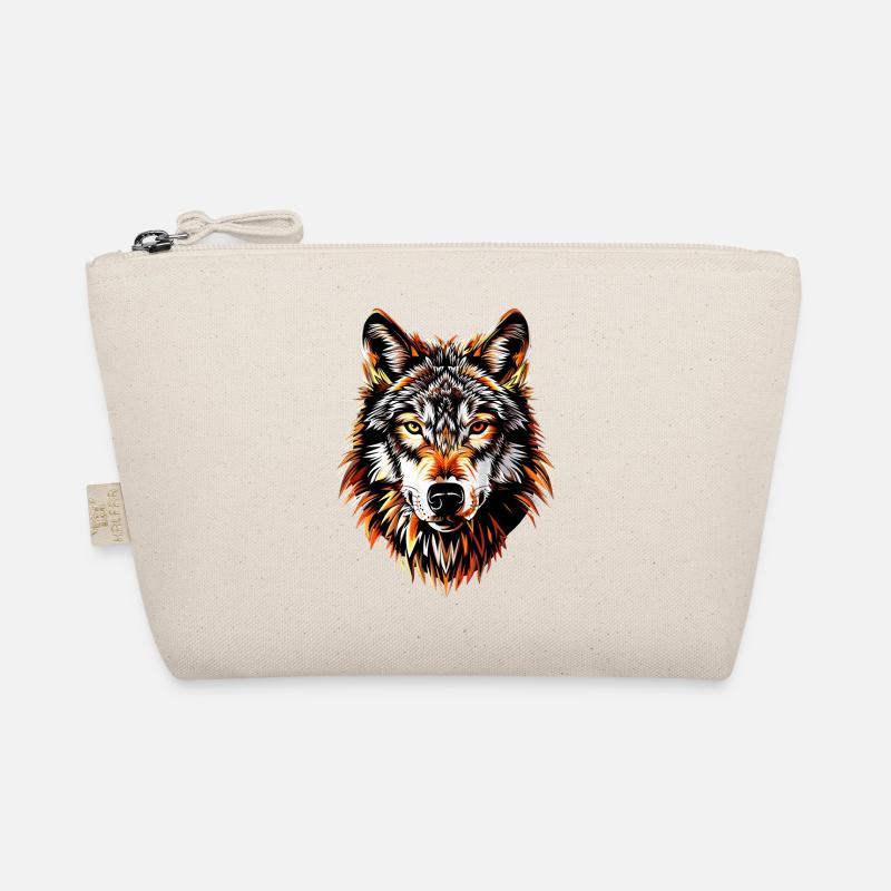 Wolf Motif Wolves Wolf Pack Gray Wolfhound Wolf Organic Pouch