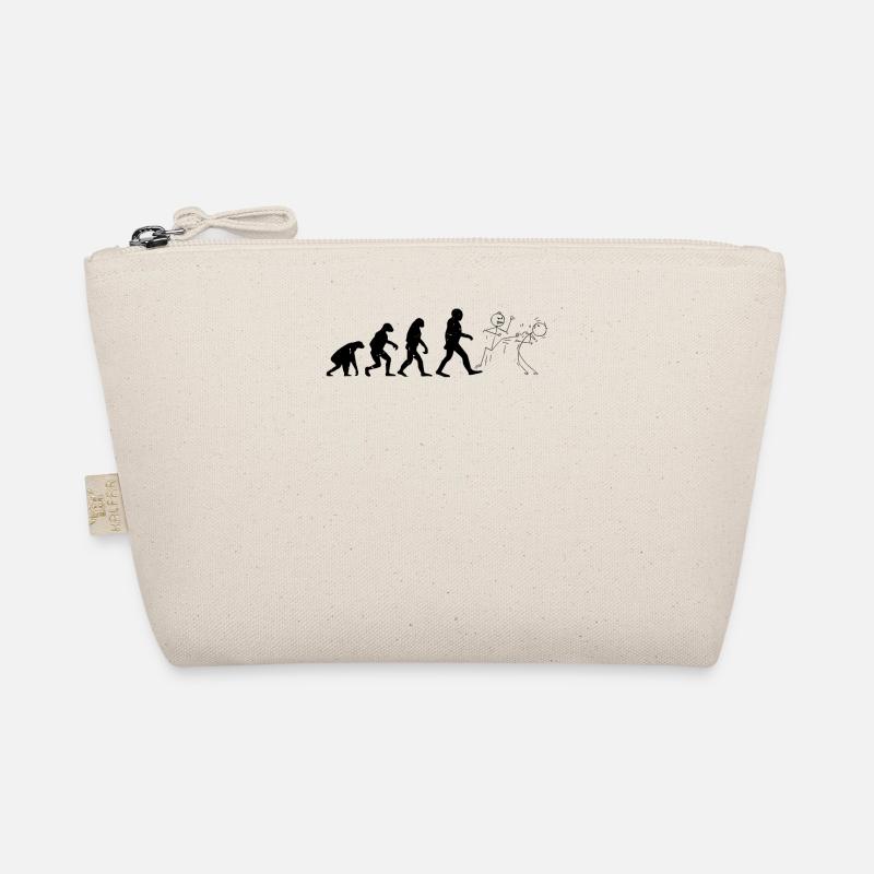 Funny Karate stick figure Funny Karate Evolution Bio-Täschchen