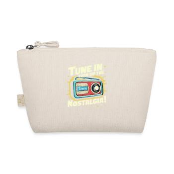 Tune In, Turn Up the Nostalgia with Vintage Radio - Bio-Täschchen - Natur - Vorne