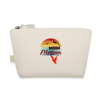 Moin Morsum avec mouette dans le style rétro-Sylt-Morsum - Trousse biologique - nature - Devant