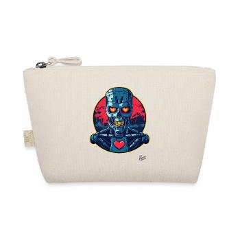 Cyborg Cyber Lover: Robot with a Heart - Organic Pouch - nature - Front