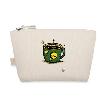 Sleepy Coffee : Mug avec lune et étoiles - Trousse biologique - nature - Devant