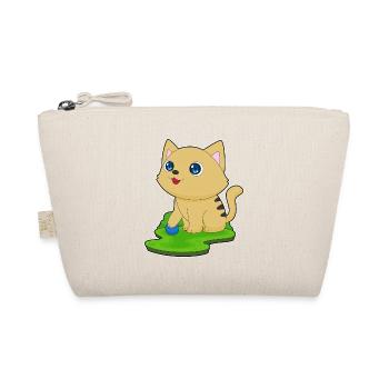 Cute cat - Organic Pouch - nature - Front
