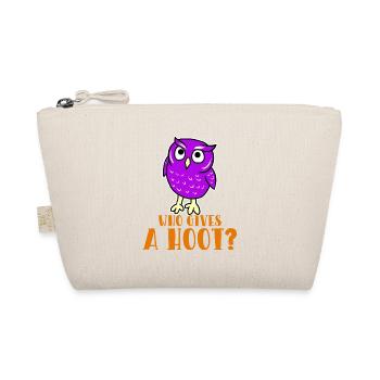 Who Gives A Hoot Funny Owl Nocturnal Predator Bird - Organic Pouch - nature - Front