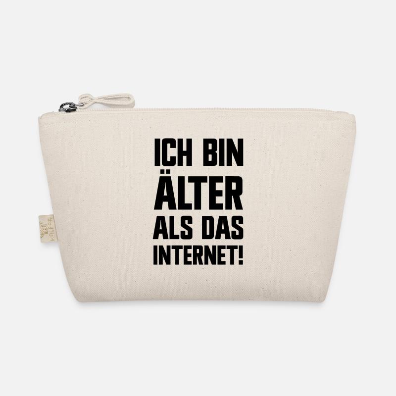 Ich bin älter als das Internet lustige Sprüche Bio-Täschchen