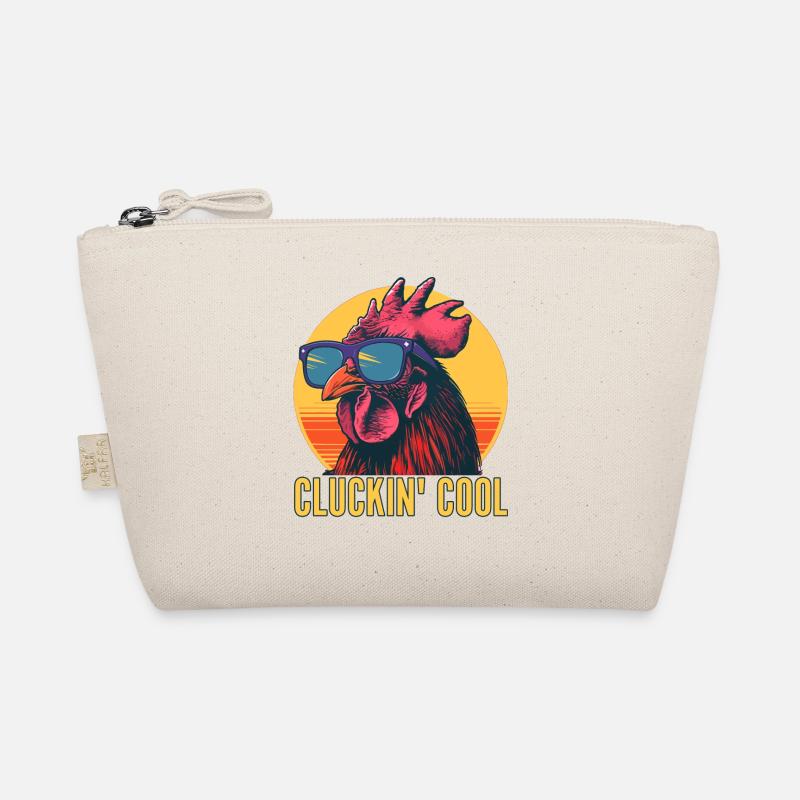 Cluckin' Cool Chicken Dans Des Lunettes De Soleil Collecte D’oeufs Trousse biologique