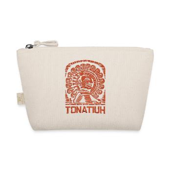 Aztec God Ancient Mythology Tonatiuh - Organic Pouch - nature - Front