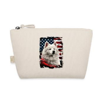 Samoyed America USA - Organic Pouch - nature - Front