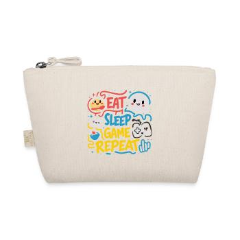 EAT SLEEP PLAY GAME THEN REPEAT - Organic Pouch - nature - Front