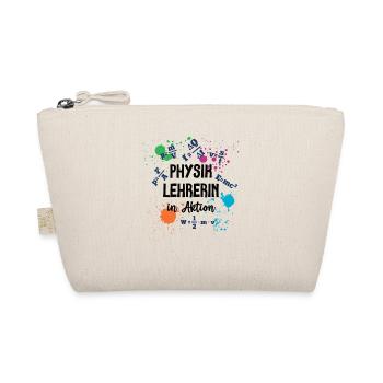 Physik Lehrerin in Aktion Physiklehrerin Physiker - Bio-Täschchen - Natur - Vorne