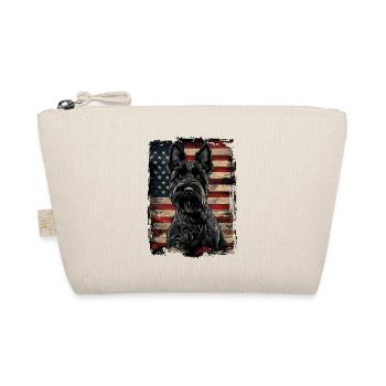 Scottish Terrier America Usa - Organic Pouch - nature - Front