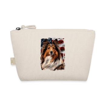 Shetland Sheepdog Amerika Usa - Bio-Täschchen - Natur - Vorne