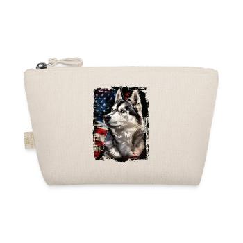 Sibirischer Husky Amerika Usa - Bio-Täschchen - Natur - Vorne