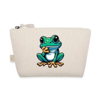 Frosch - Bio-Täschchen - Natur - Vorne