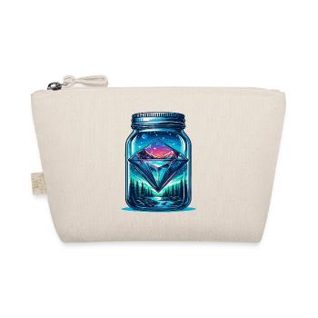 Diamond Nature Landscape in Mason Jar - Organic Pouch - nature - Front