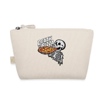 Squelette humoristique mangeant de la pizza Graphique drôle - Trousse biologique - nature - Devant