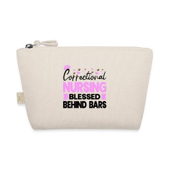 Correctional Nursing Behind Bars Nurse - Organic Pouch - nature - Front