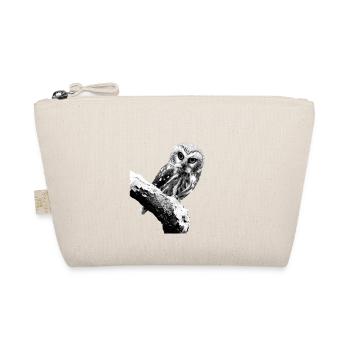 Hibou sur branche d’arbre prédateur nocturne oiseaux cool - Trousse biologique - nature - Devant