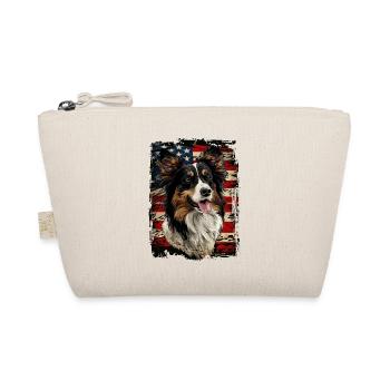 Collie, America Usa - Organic Pouch - nature - Front