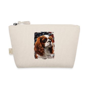 Englischer Toy Spaniel, Amerika Usa - Bio-Täschchen - Natur - Vorne