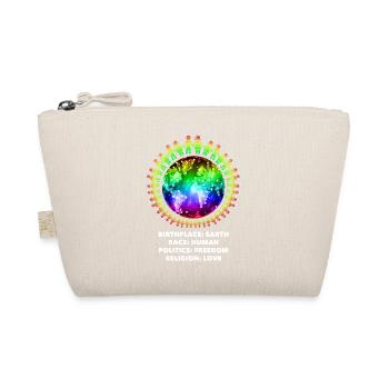 against racism, against the right, against Nazis, love - Organic Pouch - nature - Front