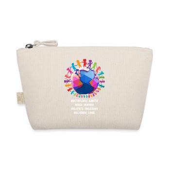against racism, against the right, against Nazis, love - Organic Pouch - nature - Front
