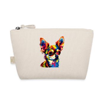 Chihuahua Colorful Colors Pop Art Cute Chihuahuas - Organic Pouch - nature - Front