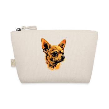 Chihuahua Dog Mistress I Love Cute Chihuahuas - Organic Pouch - nature - Front