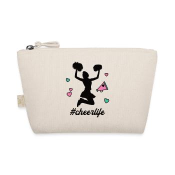 #Cheerlife Cheerleader Cheerleading Cheerleaderin - Bio-Täschchen - Natur - Vorne